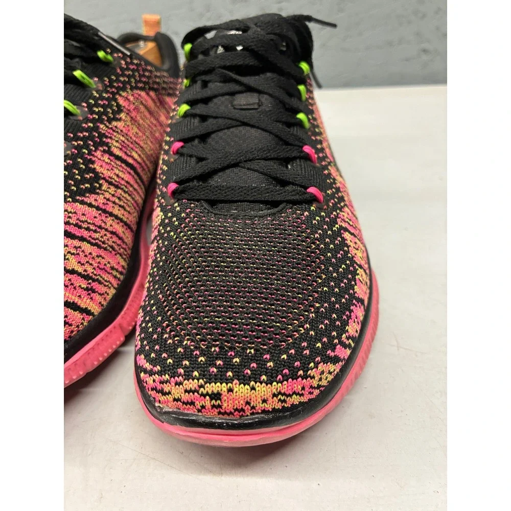 Skechers Sneakers Flex Appeal Next Generation Womens Size 10 Black Pink Athletic